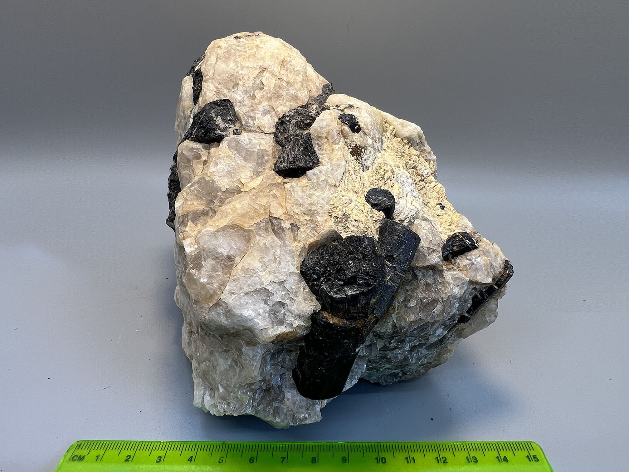Pegmatite black tourmaline
